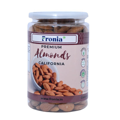 FRONIA Signature Premium California Almonds 500 gm | Badam Giri | Real Nuts, High in Fiber | Rich in Protein, Nuts & Dry Fruits,Boost Immunity, Gluten Free & Zero Cholesterol, Magnesium, Phosphorus and Dietary Fibre, Good for Health | Loaded with Antioxid