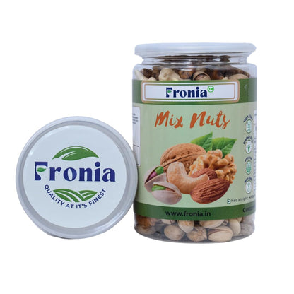 FRONIA Health Dry Fruits Mix, Premium Trail Mix | Natural and Premium Healthy Mixed Nuts with Dry Fruits | Almonds | Cashews | Walnut| Pistachio (400GM ) Healthy for Every Occasion Fresh and Healthy Dry Fruits Nuts| Source of Vitamin and Minerals