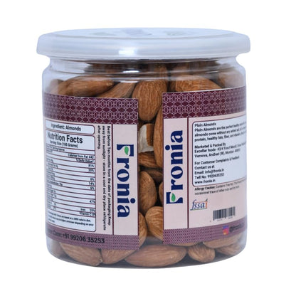FRONIA Signature Premium California Almonds 250 gm| Badam Giri | Real Nuts, High in Fiber | Rich in Protein, Nuts & Dry Fruits,Boost Immunity, Gluten Free & Zero Cholesterol, Magnesium, Phosphorus and Dietary Fibre, Good for Health | Loaded with Antioxida