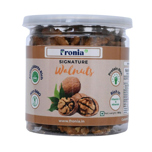 FRONIA Walnut Kernels | 150g | Walnut, Walnut Without Shell, Akhrot, Dry Fruits, Healthy Snacks, Diwali Gifts, Walnut kernel with Gluten Free Healthy Lifestyle, High Fibre (Pack of 1)