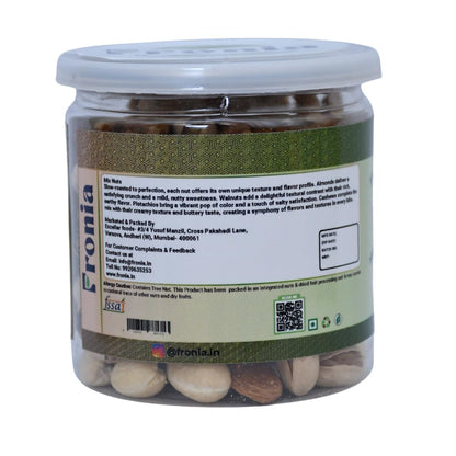 FRONIA Health Dry Fruits Mix, Premium Trail Mix | Natural and Premium Healthy Mixed Nuts with Dry Fruits | Almonds | Cashews | Walnut| Pistachio (200GM ) Healthy for Every Occasion Fresh and Healthy Dry Fruits Nuts| Source of Vitamin and Minerals