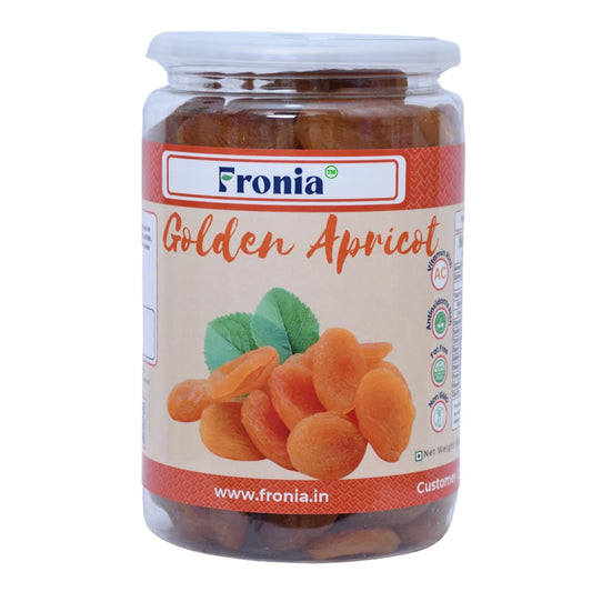 FRONIA Turkish Dried Apricots 500g | Naturally Sweet & Soft | Exotic Seedless Dry Fruits | Khumani Healthy Snack | High in Fiber & Essential Nutrients | Ideal for Daily Snacking, Cooking & Gifting