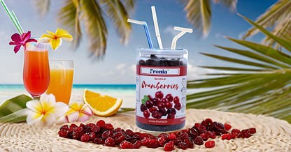 Fronia fresh Cranberries Sweet And Delicious Treats, 500G (Gluten Free, Non-Gmo) High Antioxidants, Dietary Fiber & No Gluten, Antioxidant Rich, Immunity Booster,Healthy Snack For Kids And Adult