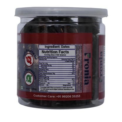 FRONIA Queen Kalmi Dates , Juicy & Delicious Khajoor, Arab Khajur, 100% Naturally Dried & Free From Any Preservative 250GM | Healthy & Nuturious snack,Natural Sweetener,Rich in Vitamins& Minerals Gluten Free, Non-GMO & Vegan , delightful, farm fresh Kalmi