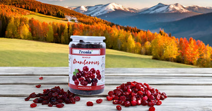 Fronia fresh Cranberries Sweet And Delicious Treats, 500G (Gluten Free, Non-Gmo) High Antioxidants, Dietary Fiber & No Gluten, Antioxidant Rich, Immunity Booster,Healthy Snack For Kids And Adult