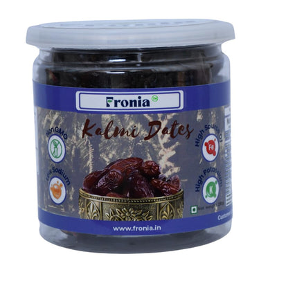 FRONIA Kalmi Dates , Juicy & Delicious Khajoor, Arab Khajur, 100% Naturally Dried & Free From Any Preservative 250GM | Healthy & Nuturious snack,Natural Sweetener,Rich in Vitamins& Minerals Gluten Free, Non-GMO & Vegan , delightful, farm fresh Kalmi dates