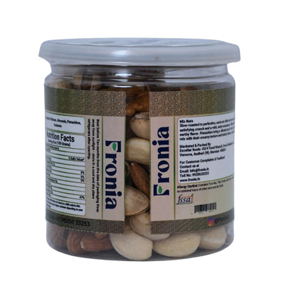 FRONIA Health Dry Fruits Mix, Premium Trail Mix | Natural and Premium Healthy Mixed Nuts with Dry Fruits | Almonds | Cashews | Walnut| Pistachio (200GM ) Healthy for Every Occasion Fresh and Healthy Dry Fruits Nuts| Source of Vitamin and Minerals