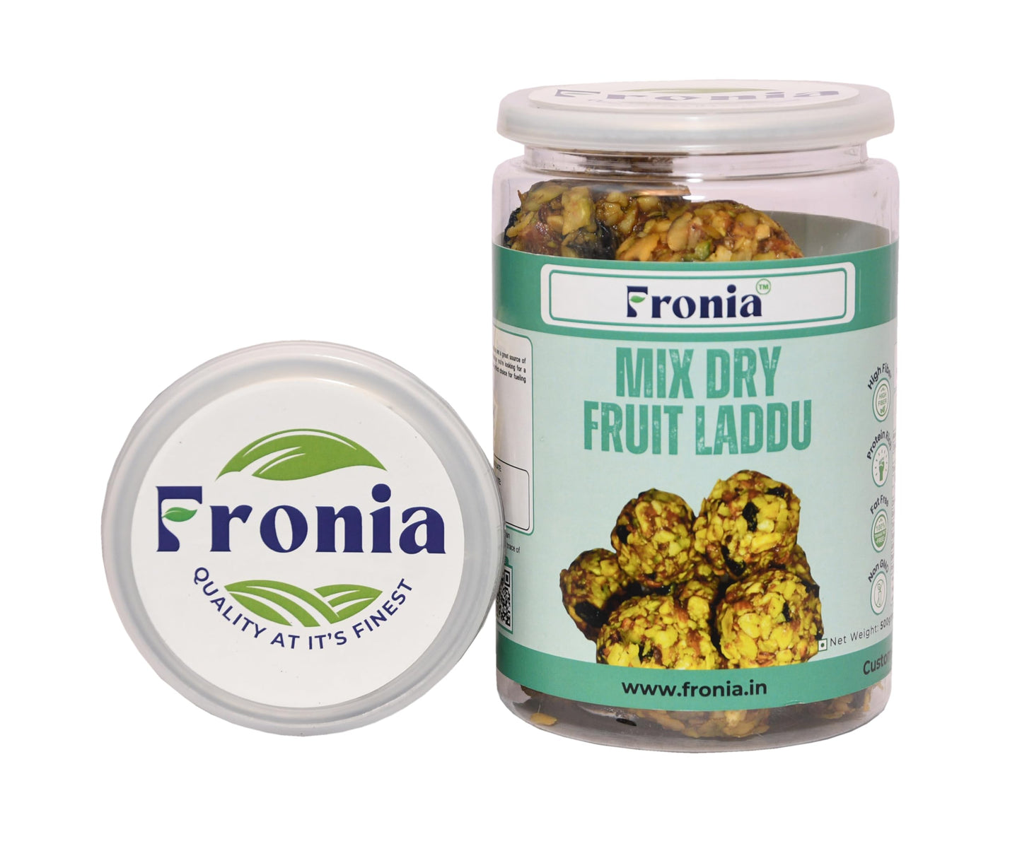 Fronia Mix Dry fruits Ladoo 500gm |Eat Anytime Sugar Free Dry fruits and Honey Laddoo's| Replacement of Energy & Protein Bars | Powerhouse of Protein & Fibre | Zero Trans Fat & Zero Cholesterol| Natural Authentic Eating Healthy Dry fruits and Honey ladoo