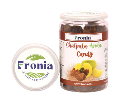 Fronia Chatpata Amla Candy 500gm | Sweet Amla Candy Combo, Sweet & Chatpata, Dry Gooseberry, Rich In Vit C, Boosts Immunity|Healthy Snack, Mouth Freshener|No Artificial Chemicals | Hence it is 100% pure and natural | Amla is abundant in vitamins and espec